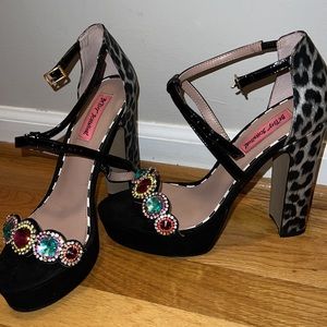 Betsey Johnson SAINTE Black Mult SAIN01S5